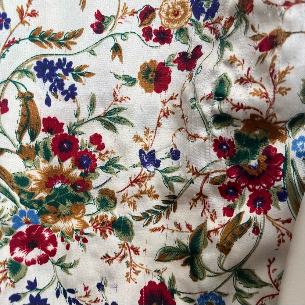 Floral Satin Robe - Picture 2 of 5